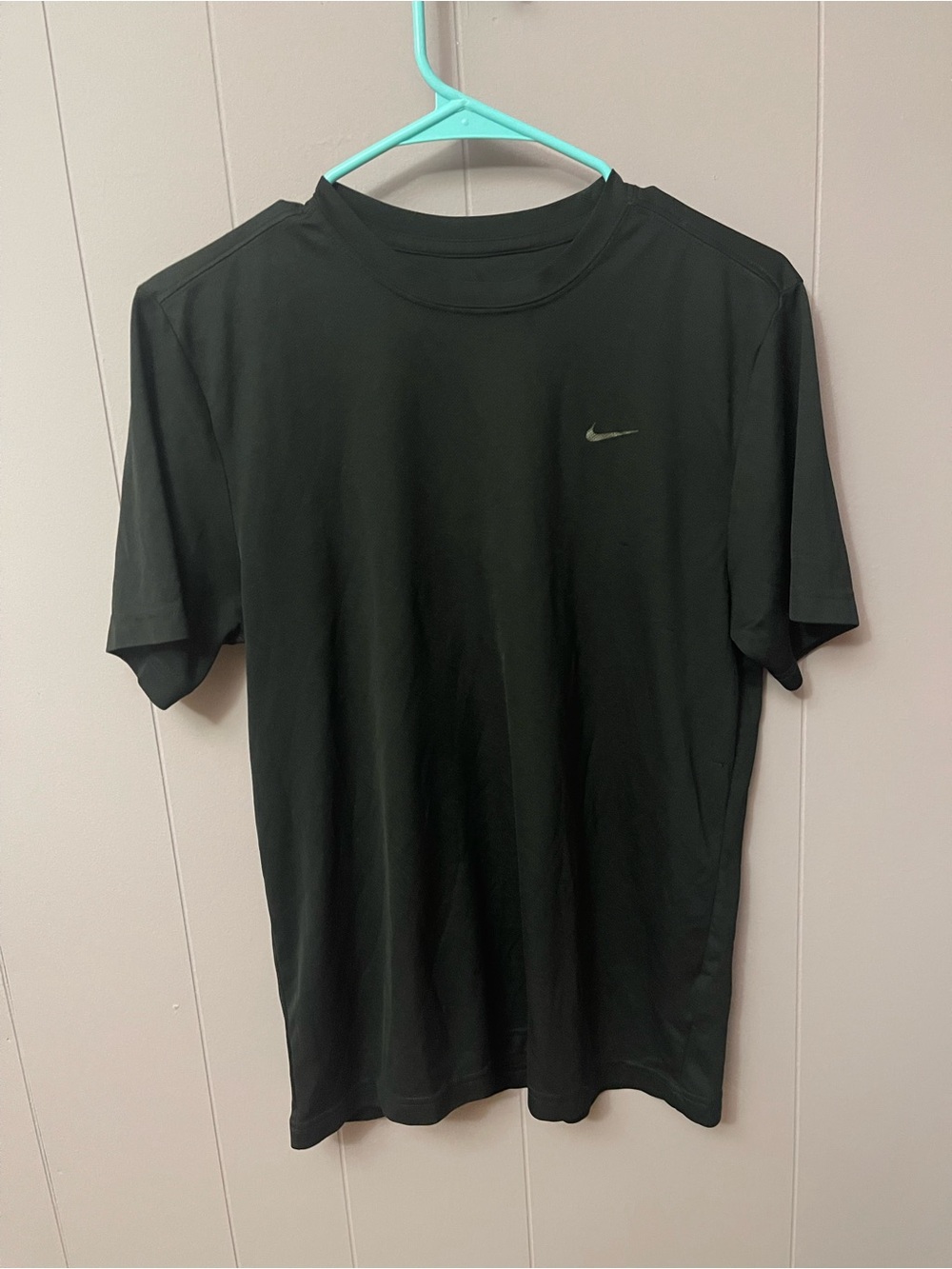 Nike Black Short Sleeve Athletic Tee with Small Swoosh